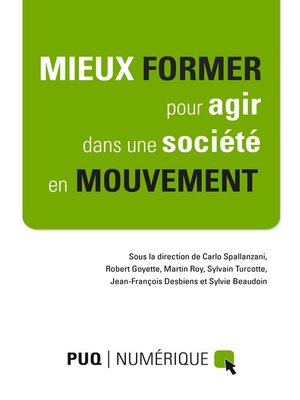 cover image of Mieux former pour agir dans une société en mouvement